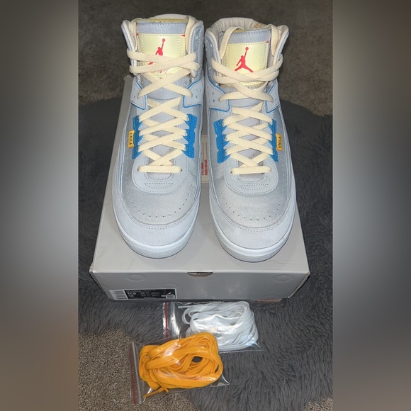 Union LA x Air Jordan 2 Retro SP ‘Grey Fog’ - Picture 2 of 4